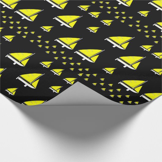 Cadeau Papier à envelopper Bateaux à voile (Coin)