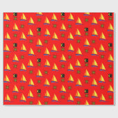 Cadeau Papier à envelopper Bateaux à voile (Plat)