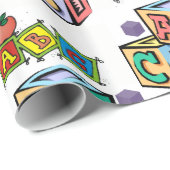 Cadeau Papier à envelopper Bébé (Coin rond)