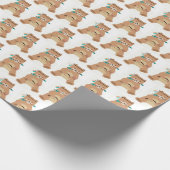 Cadeau Papier à envelopper - Bébé Brave Ours (Coin)