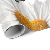 Cadeau Papier à envelopper brillant, Baisy blanc de vache (Coin rond)