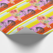 Cadeau Papier à envelopper brillant, Bande victorienne (Coin)