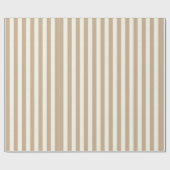 Cadeau Papier à envelopper brillant Beige & Taupe (Plat)