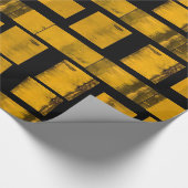 Cadeau Papier à envelopper brillant Brûlé jaune (Coin)