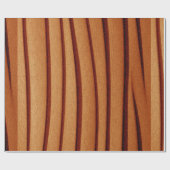 Cadeau Papier à envelopper brillant Brûlé Rustique Orange (Plat)
