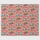 Cadeau Papier à envelopper brillant, Eléphant femme afric (Plat)