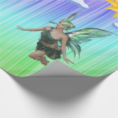 Cadeau Papier à envelopper brillant Fairy Rainbow (Coin)