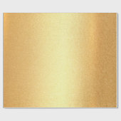 Cadeau Papier à envelopper brillant Faux Or glamour (Plat)