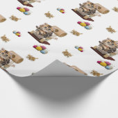 Cadeau Papier à envelopper brillant, Fil Condo Chat Chat (Coin)