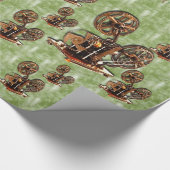 Cadeau Papier à envelopper brillant Floral (Coin)