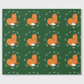 Cadeau Papier à envelopper brillant Fox, 30 po x 6 pi (Plat)