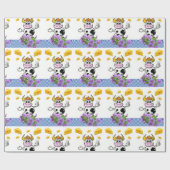 Cadeau Papier à envelopper brillant, Fromage de vache Pla (Plat)