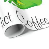 Cadeau Papier à envelopper brillant, Haricots de grenouil (Coin rond)