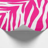 Cadeau Papier à envelopper brillant Leopard rose (Coin)