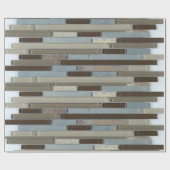 Cadeau Papier à envelopper brillant Mosaïque (Plat)