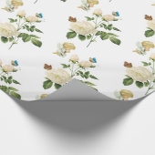 Cadeau Papier à envelopper brillant, Papillon Rose ange (Coin)