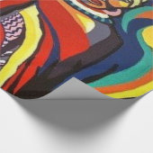 Cadeau Papier à envelopper brillant, perroquet pour femme (Coin)