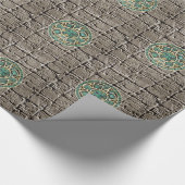 Cadeau Papier à envelopper brillant, Pierre aztèque (Coin)