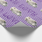 Cadeau Papier à envelopper brillant Polar Bear Love (Coin)