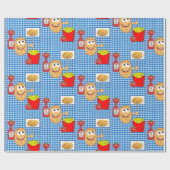 Cadeau Papier à envelopper brillant, Pomme de terre frite (Plat)