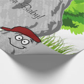 Cadeau Papier à envelopper brillant, Roches Rock sur bébé (Coin)