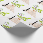 Cadeau Papier à envelopper brillant Succès des femmes (Coin)