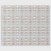 Cadeau Papier à envelopper brillant Voitures de police (Plat)