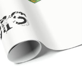 Cadeau Papier à envelopper Cheesy Mouse Musique Joyeux an (Coin rond)