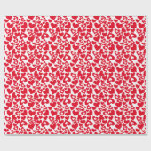 Cadeau Papier à envelopper Coeurs de Saint-Valentin (Plat)