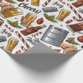 Cadeau Papier à envelopper de Noël (Coin)