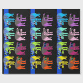 Cadeau Papier à envelopper de porcelet chinois 2019 (Plat)