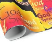 Cadeau Papier à envelopper Dieu (Coin rond)