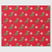 Cadeau Papier à envelopper Dinosaur Noël (Plat)