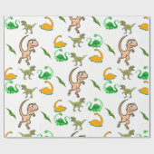 Cadeau Papier à envelopper Dinosaures (Plat)