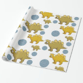 Cadeau Papier à envelopper Dinosaures (Déroulé)