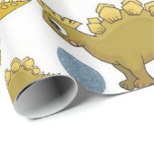 Cadeau Papier à envelopper Dinosaures (Coin rond)