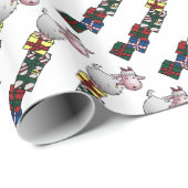 Cadeau Papier à envelopper, Dons de chèvre Gabbi (Coin rond)