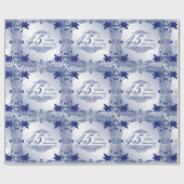 Cadeau Papier à envelopper du 45e anniversaire du Mariage (Plat)