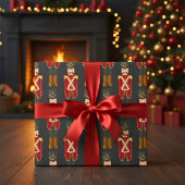 Cadeau Papier à envelopper du soldat de caissonnière de j