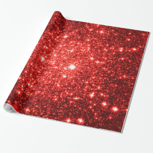 Cadeau Papier à envelopper Étoiles rouges