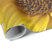Cadeau Papier à envelopper Fleurs de soleil (Coin rond)