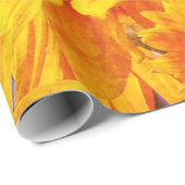 Cadeau Papier à envelopper Fleurs de soleil (Coin rond)