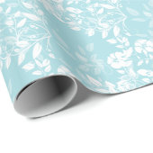 Cadeau Papier à envelopper - Floral (Coin rond)