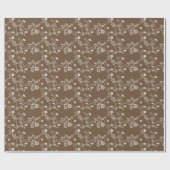 Cadeau Papier à envelopper - Floral (Plat)