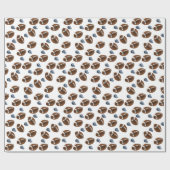 Cadeau Papier à envelopper Football (Plat)
