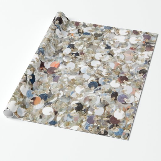 Cadeau Papier à envelopper glamor à Parties scintillant d (Déroulé)