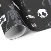 Cadeau Papier à envelopper Halloween (Coin rond)