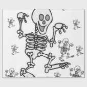 Cadeau Papier à envelopper Halloween (Plat)