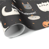 Cadeau Papier à envelopper (Halloween) (Coin rond)