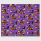 Cadeau Papier à envelopper Halloween (Plat)